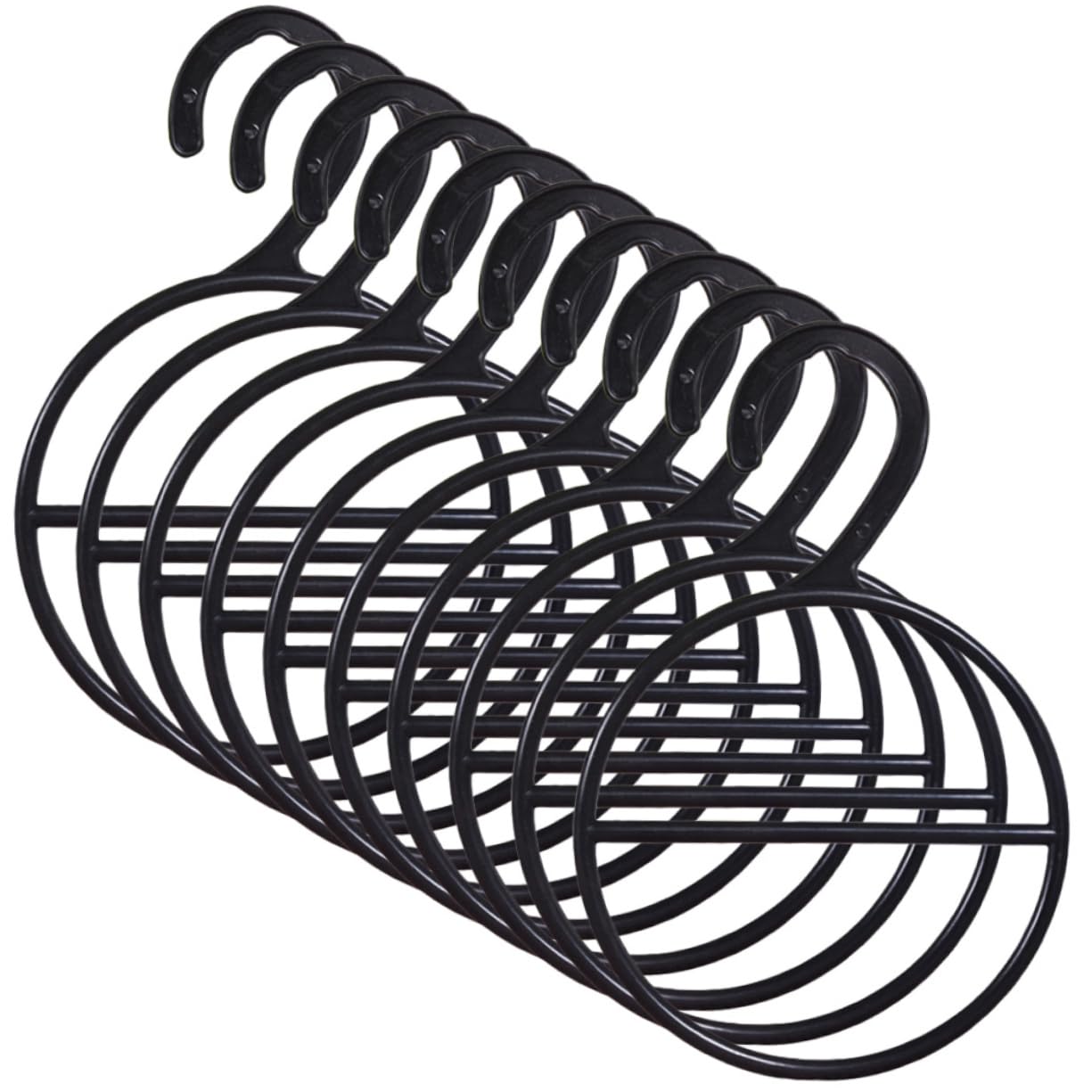 Happyyami Space-Saving Tie Rack Belt Hanger Scarf Hanger Closet Scarf Organizer Wardrobe Accessory Holder