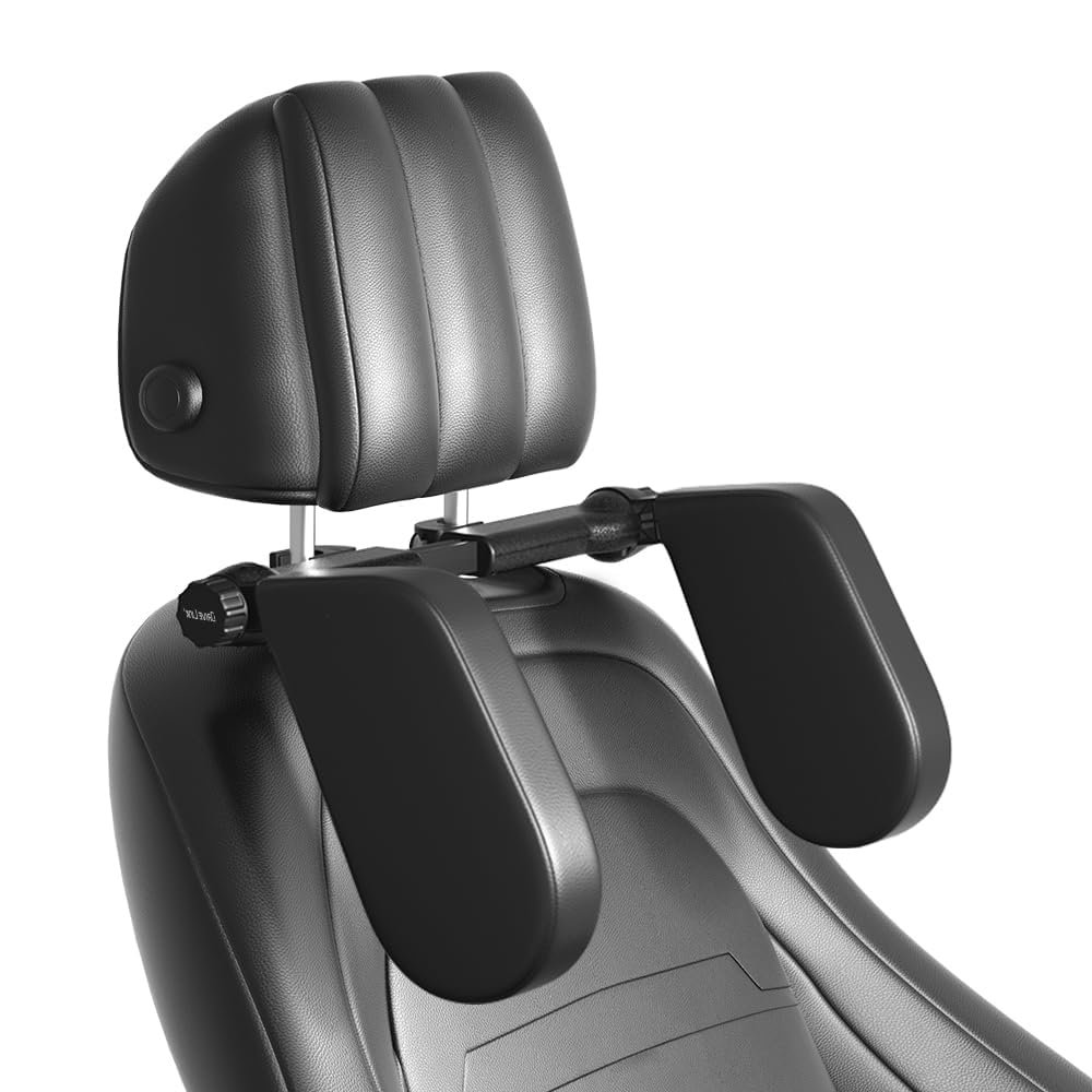 DriveLink Car Headrest Pillow, Road Pal Headrest, Adjustable Car Seat