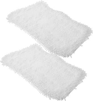VALICLUD 2pcs Steam Mop Pads Reusable Washable Microfiber Refill Pads for Home Kitchen Cleaning