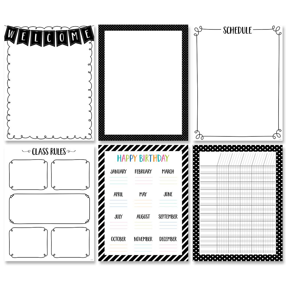 Tableaux pour salle de classe Core Decor Creative Teaching Press matériel affichage mural