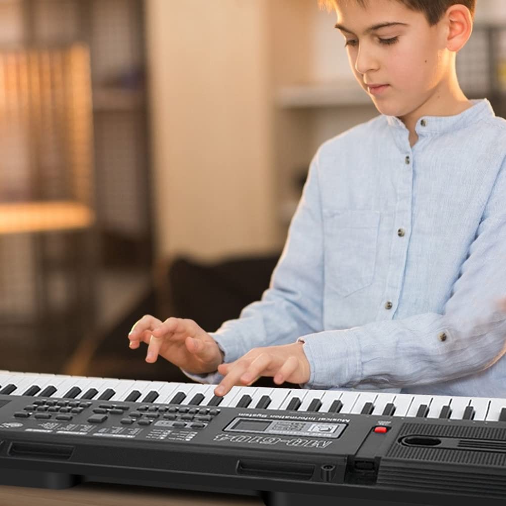 Clavier Numérique Enfant 61 Touches Avec Microphone - Portable Pour Débutants