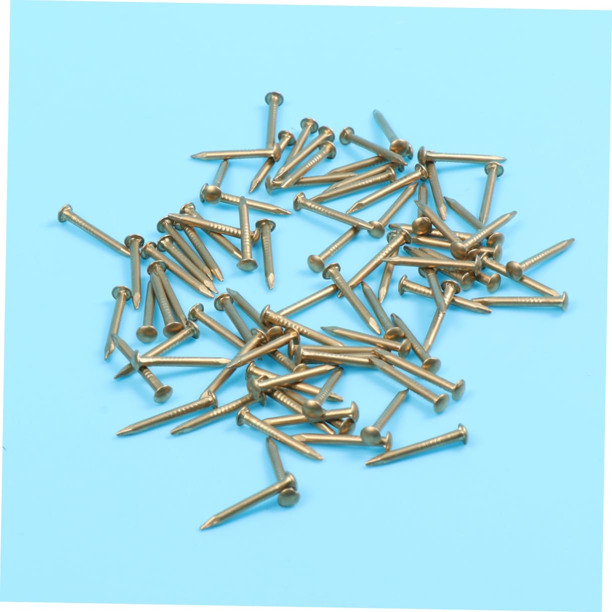 300pezzi Chiodi Ottone Testa Rotonda Confezione Progetti Di Arredo Per Cerniere e Scatole Decorative