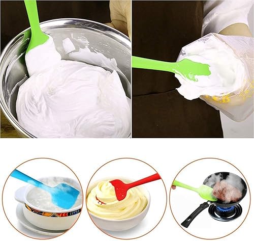 Miniatura 4 de 4 espátulas de cuchara estándar de 10.6 pulgadas + 6 espátulas de cuchara pequeña de 8.2 pulgadas