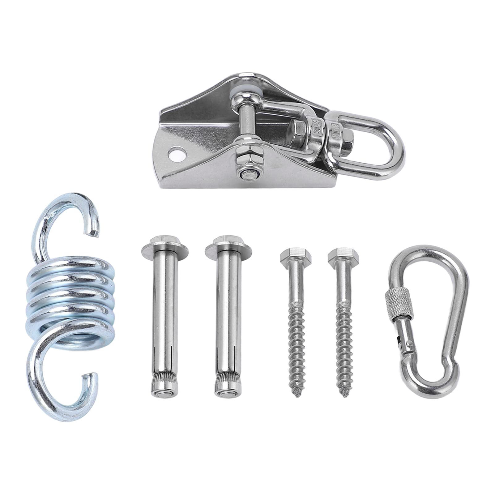 Gancho de columpio colgante de acero inoxidable, placa fija de Metal, accesorios de gancho fijo para hamaca