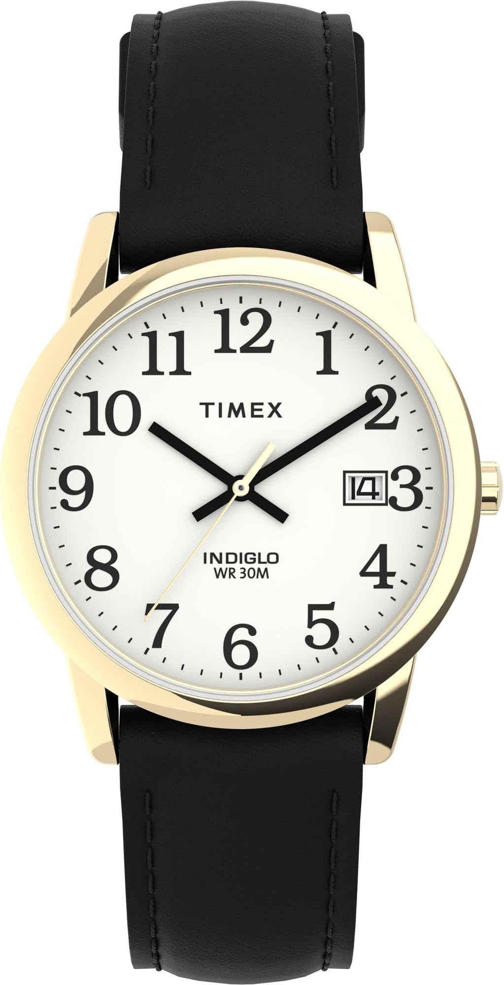 T2H291 Gents Classic Watch with Black Leather Strap