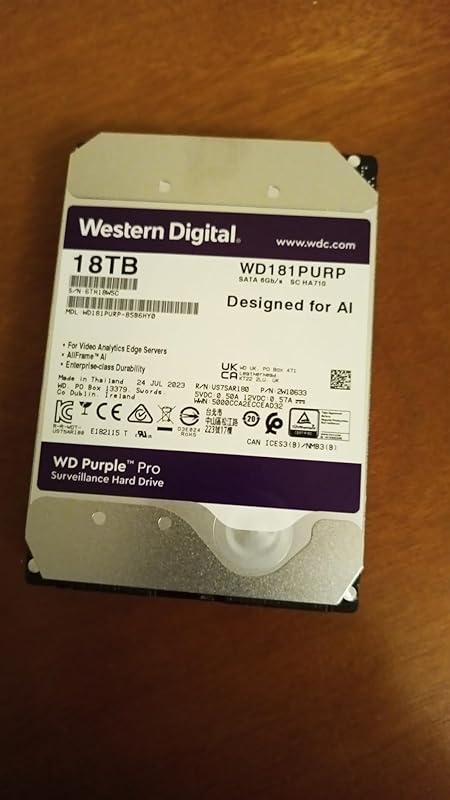 Western Digital 14TB Purple Pro Surveillance Hard Drive - BV Security