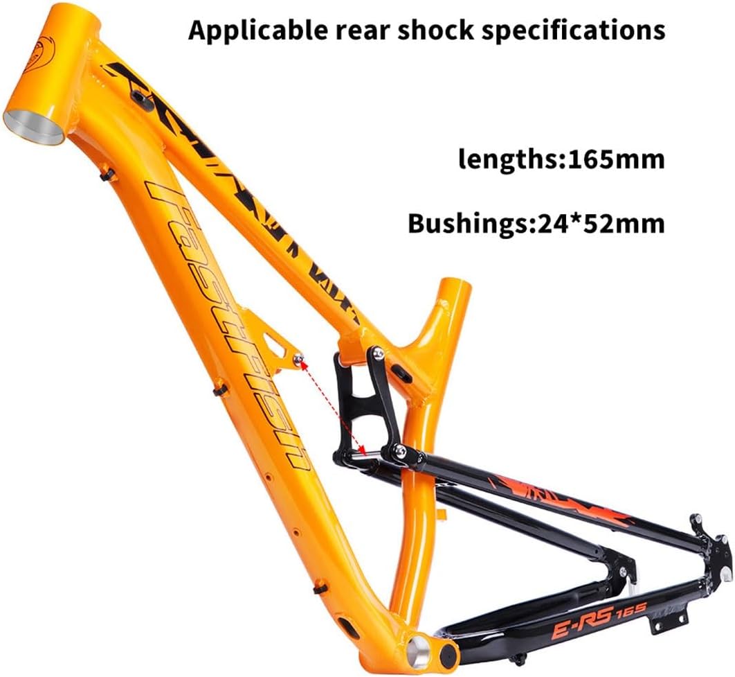 Full Suspension Bike Frame 27.5er Softtail Mountain Bike Frame Aluminium Alloy Disc Brake Bicycle Frame 17'' DH/XC/AM 135mm Quick Release Frame(Color:Light Blue)
