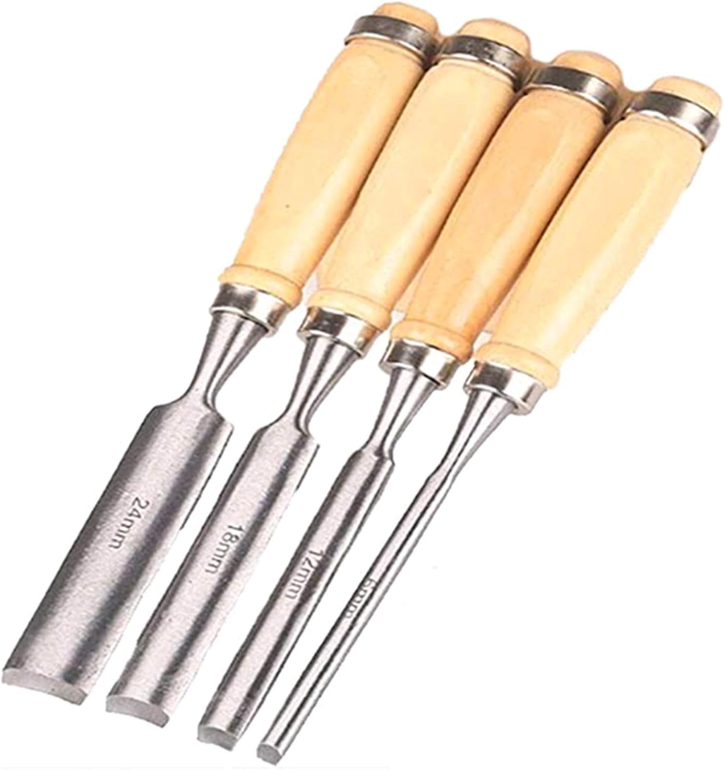 Woodworking Chisel Semicircle Chisel Wooden Handle Engraving Knife