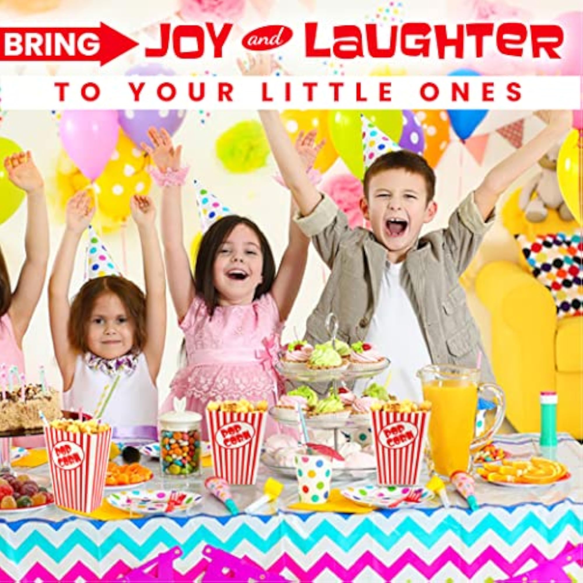 25 Pcs Popcorn Boxes for Party, Mini Popcorn Buckets