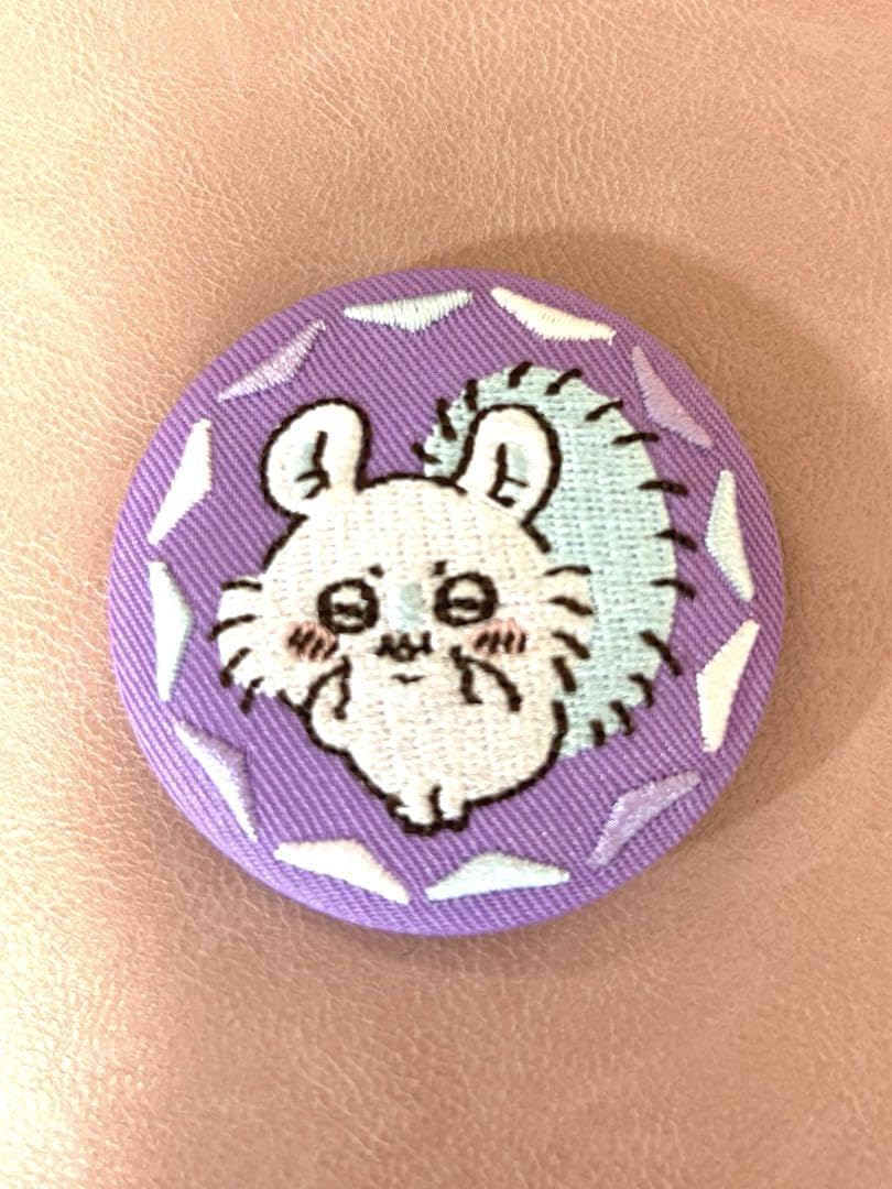 Amazon | ちかわ刺繍缶バッチ モモンガ | バッジ | おもちゃ