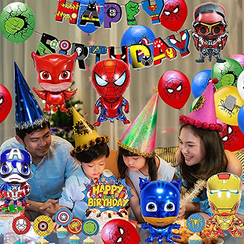 Decorazioni per Supereroi Compleanno Palloncini