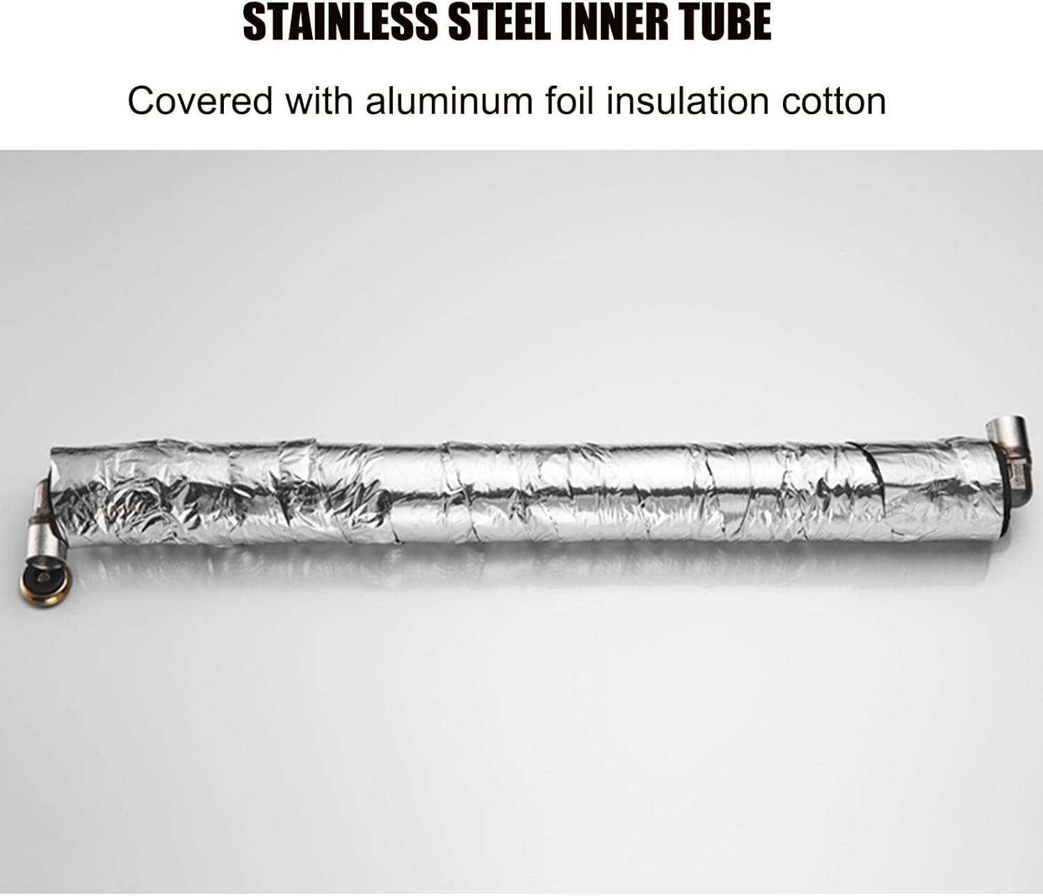 Stainless Steel Garden Water Column, Outdoor Anti-Freeze Water Pipe Column, Courtyard Water Station Dispenser Hydrant Faucet with Spray Gun, Water Fountain Backyard Irrig(Side)