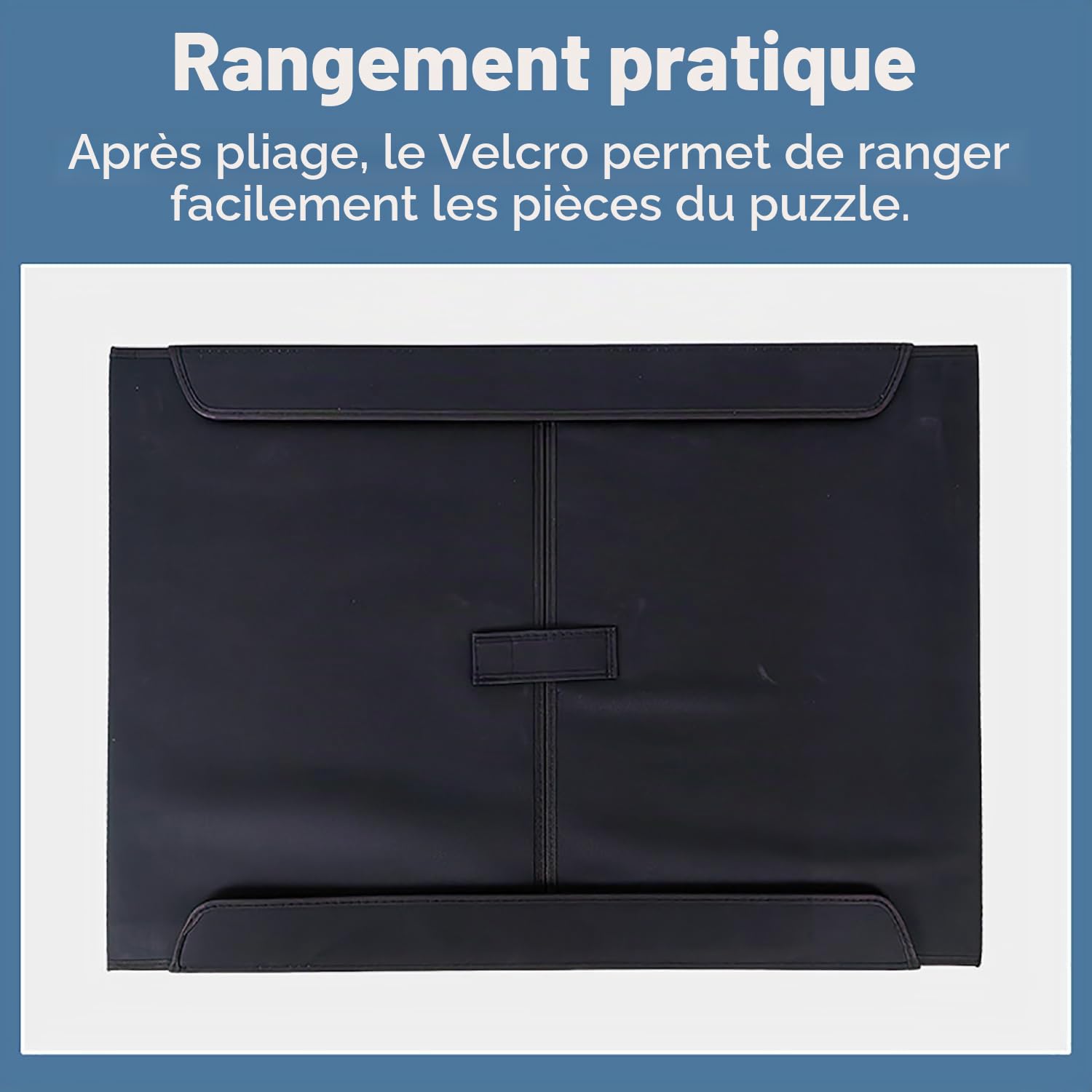 Plateau Puzzle 1000 Pieces,Plateau Puzzle, Planche de Rangement pour Puzzle avec Compartiments de Tri et Planche Amovible, Surface Antidérapante,Planche de Puzzle avec Housse Portable