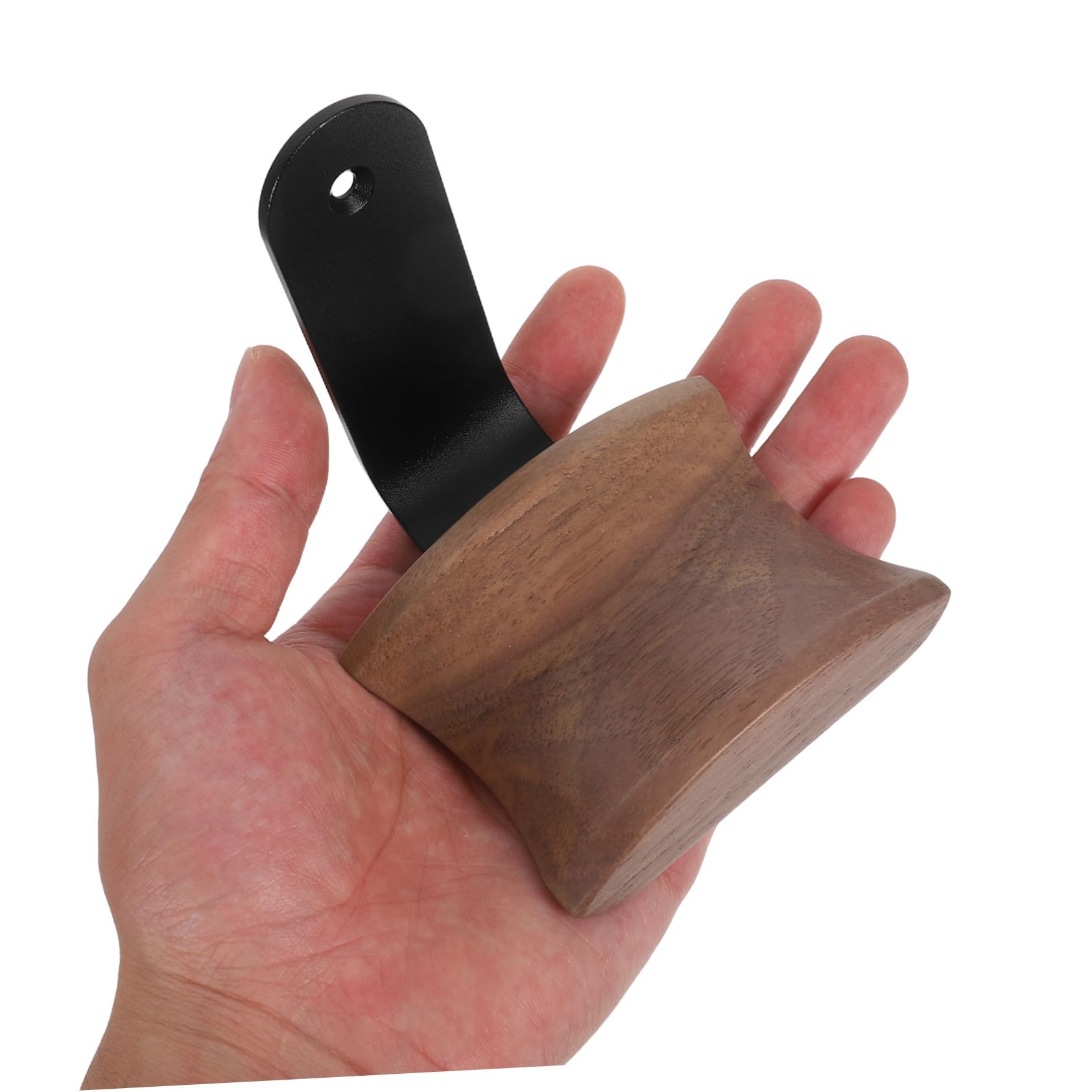Mipcase Soporte de Pared para Auriculares de Gaming con Gancho de Madera de Nogal Montaje Fácil y Seguro para Oficina y Hogar Soporte Resistente y Ahorro de Espacio