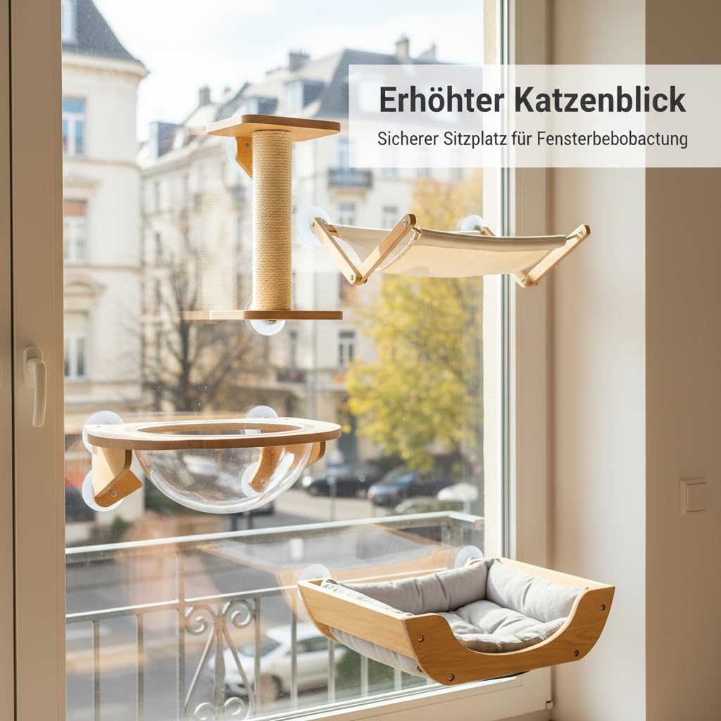 Katzenfensterliege, Fenster, Aufhängbare Faltbare Katzenliege