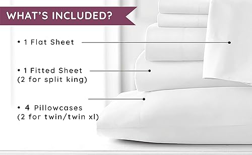 Miniatura 9 de Southshore Fine Living, Inc. Colección premium, juego de sábanas de 6 piezas tamaño Queen con bolsillo profundo y sábana bajera de bolsillo profundo