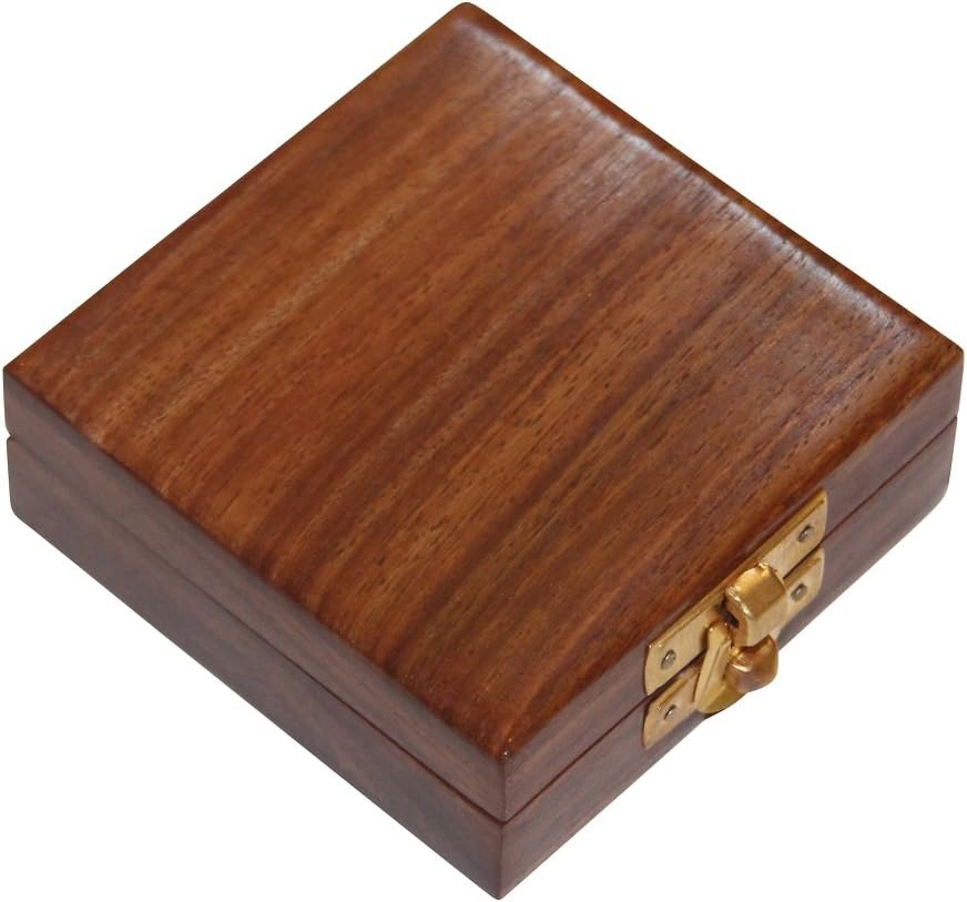 Challenge Coin Presentation Box - Solid Wood (1 Coin - Shesham)