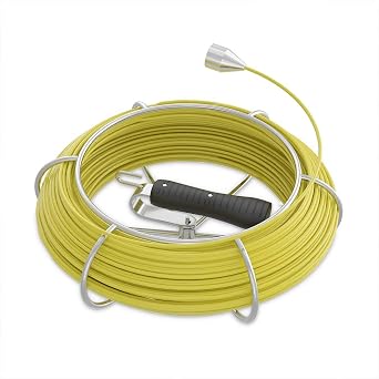 Cable Coil Reel for Sewer Camera, 165FT/50M, Pipe Inspection Camera Accessories, Waterproof Drain Camera Cable, ONLY for Model 9723D, 9723WF