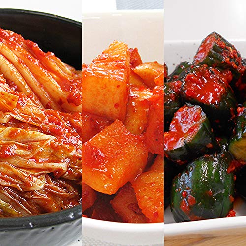 キムチ 白菜キムチ 大根キムチ 胡瓜キムチ 3種セット 400ｇ×各1袋 コーライ食品