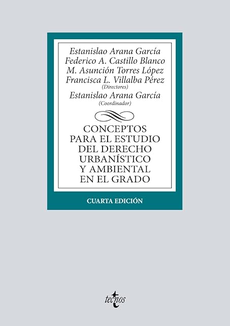 Portada de Conceptos para el estudio del Derecho urbanístico y ambiental en el grado