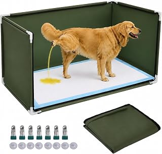 XL dog pee pad holder with three fabric side walls