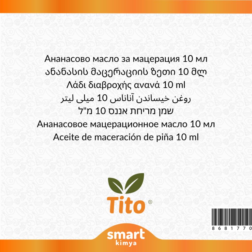 Tito Ananas Maserasyon Yağı Ananas Comosus 10 Ml