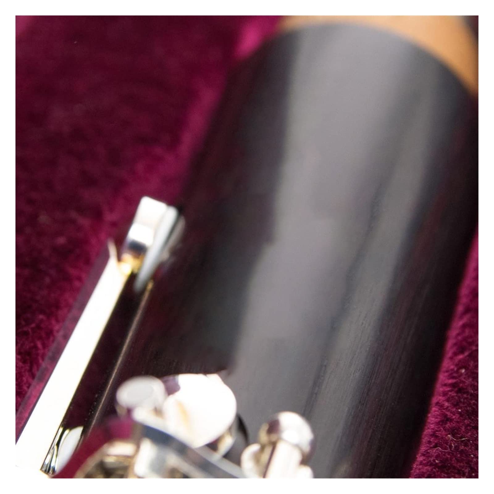 Professional Klarinette Professionelle Klarinette, Versilberte Tasten, 17 Tasten Mit Etui-Mundstück