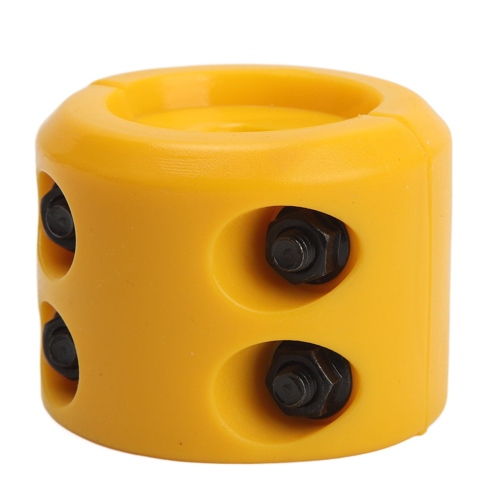Tappo Gancio Verricello, Realizzato in Gomma, Facile da Installare, Durevole, Resistente all'ossidazione, Salvacavo di Lunga Durata, con Chiave Esagonale per ORV (Giallo)