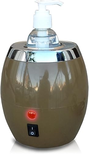 Master Massage Calentador de aceite de masaje de una sola botella Golden Touch, calentador de loción de masaje profesional con botella vacía,