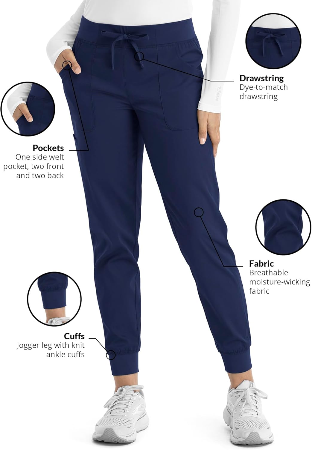 Maevn Matrix Women’s Yoga Waist Jogger - Image 5