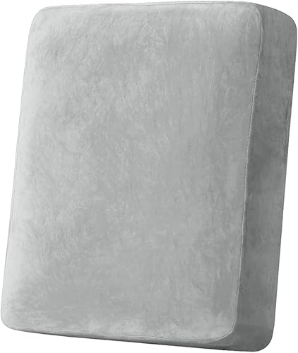 Miniatura 123 de Funda para sofá, funda de cojín de terciopelo elástico de 2 piezas, funda elástica lavable para asiento o respaldo, fundas de asiento de sofá para