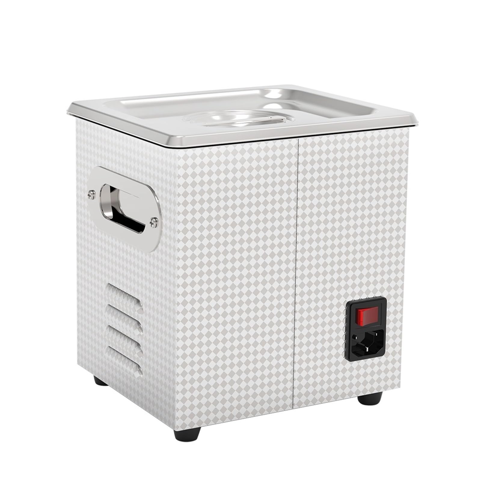 Limpiador ultrasónico Limpiador Ultrasónico De Acero Inoxidable, 120W, Agua Calefacción, 1,3 L, Control Temperatura del Baño, Lavadora Electrodomésticos, Circuito Joyería