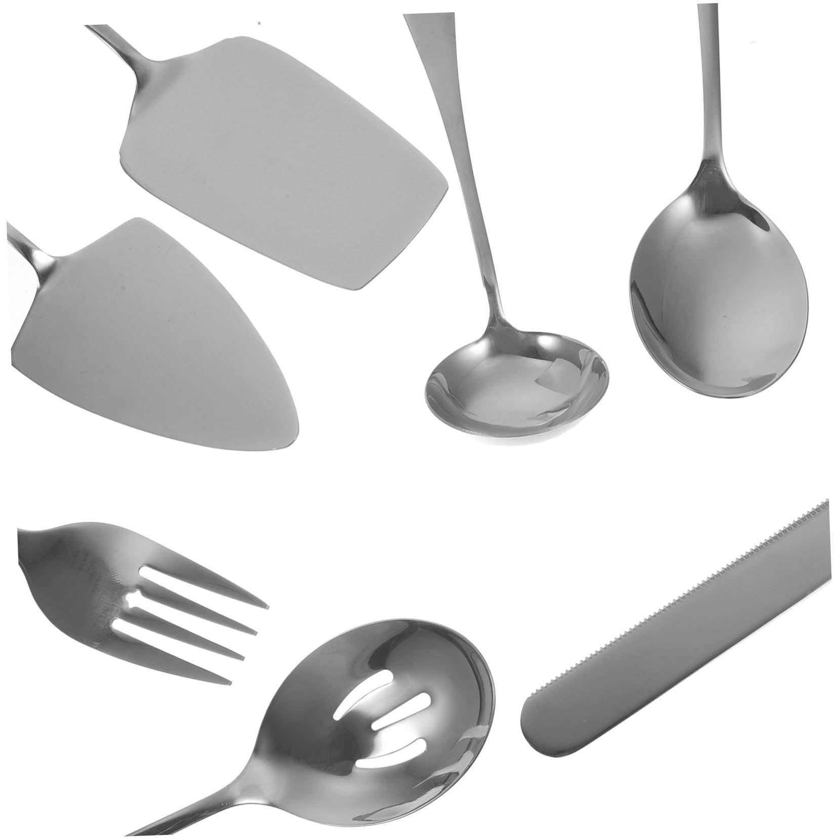 Tortenschneider und Servierset mit Hoher Härte Edelstahl 12 Zoll Modernes Design Praktisches Backzubehör für Kuchen und Pizza für Zuhause und Feierlichkeiten