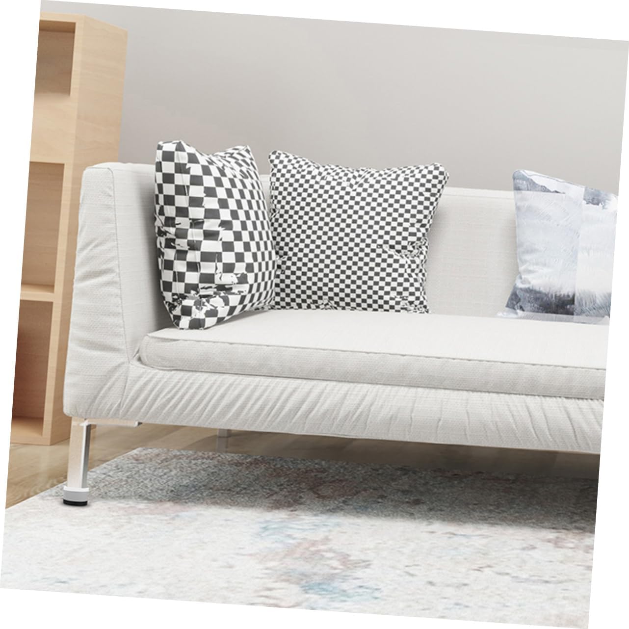 8pcs Plastic Couch Pads for Sofa Furniture Heightening Leg Pads Non-Slip