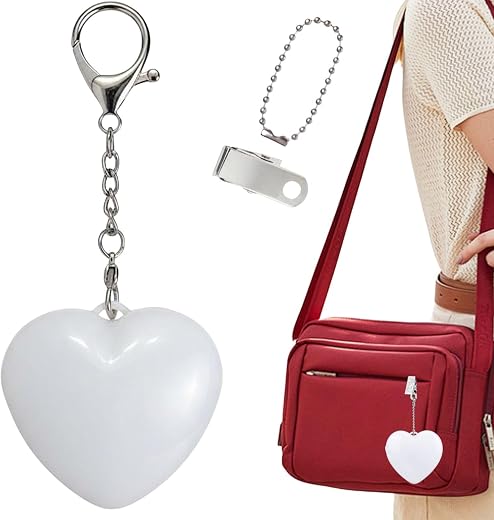 2Pcs Rechargeable Purse Light Handbag Light,2025 New 2.8" LED Bag Lights for Purses with Automatic Touch Sensor,Heart and ...