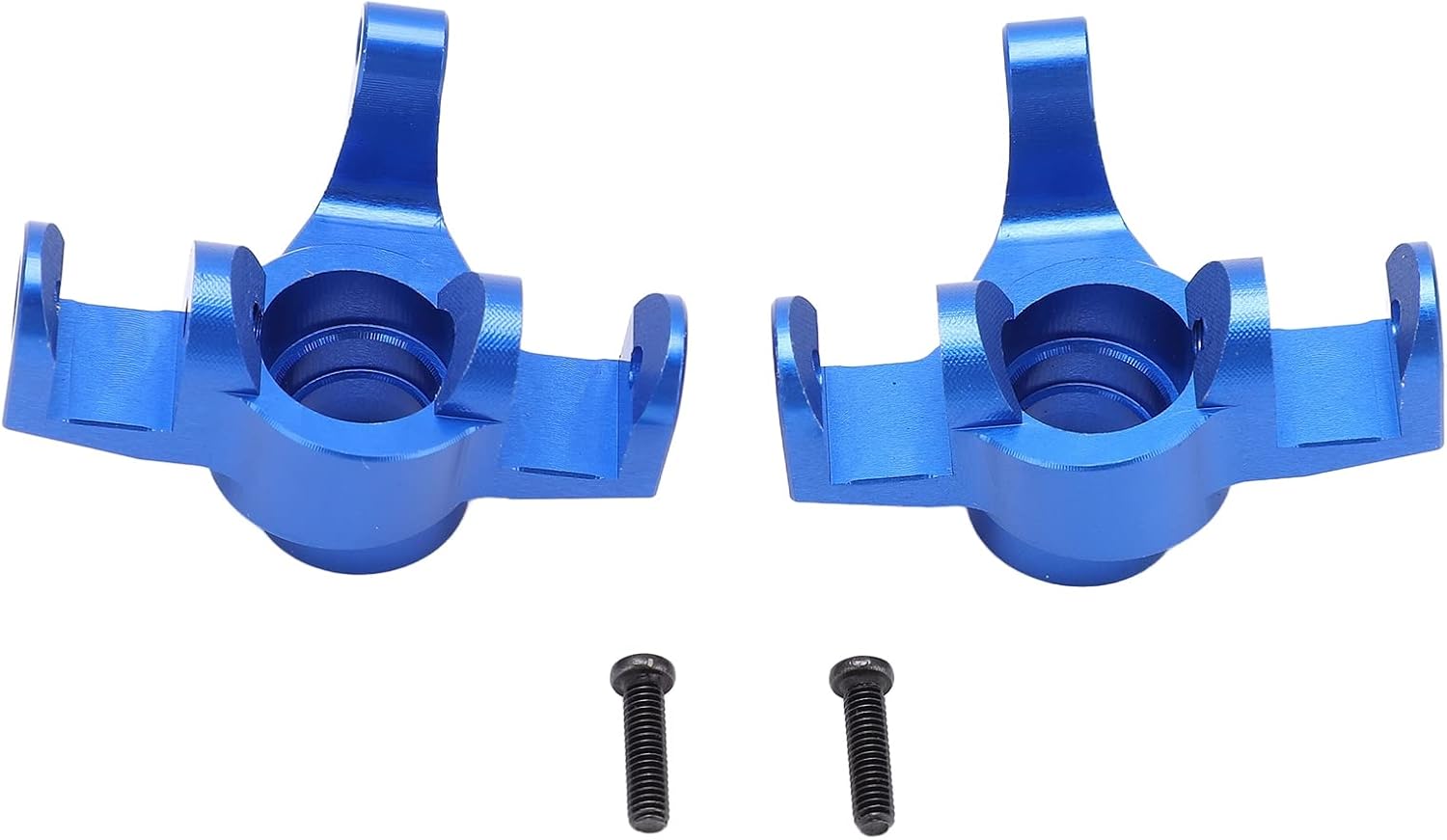 Dilwe RC Front Steering Cup, 2pcs RC Car Metal Steering Knuckles Upgrade Spare Part for HBX 16889 1/16 RC Car