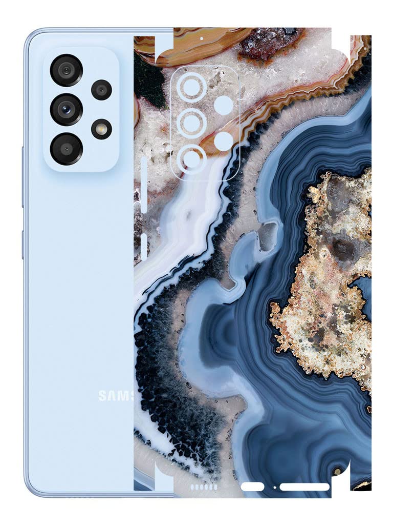 AtOdds - Samsung Galaxy A53 (5G) Mobile Back Skin Rear Screen Guard Protector Film Wrap (Coverage - Back+Camera+Sides) (Floor Marble) (B0BNXK3QQK) Amazon Price History, Amazon Price Tracker