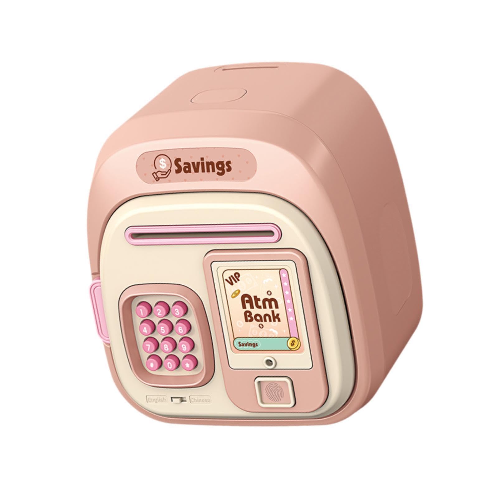 Tirelires jouets pour enfants rose : boîte économie argent design innovant