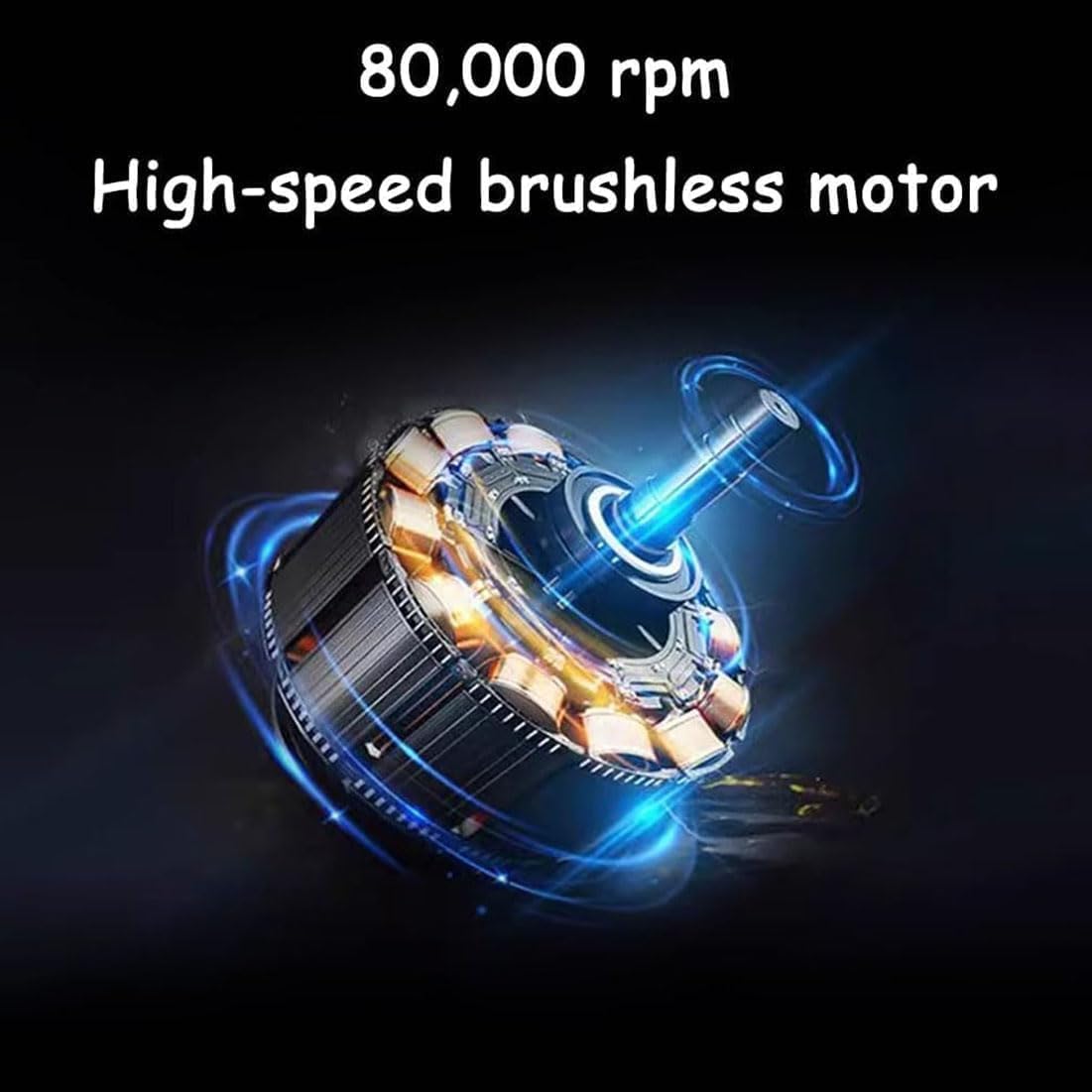 Turbo Jet Double Blow V2.0, 2025 nowa elektryczna bezprzewodowa dmuchawa do liści 130 000 obr./min 200 km/h, przenośna ręczna dmuchawa turbo, suszarka samochodowa na taras, trawnik, dmuchanie liści