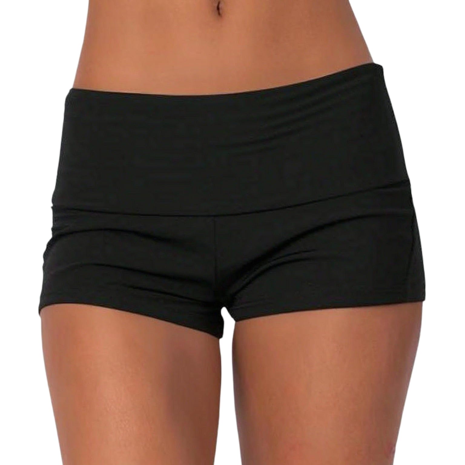 Women Fold Over Mini Shorts Y2K Lounge Pajama Bottoms Low Rise Booty Shorts