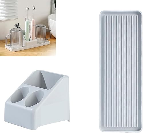 Soporte para cepillo de dientes eléctrico para baño, organizador de cepillo de dientes eléctrico para encimera, organizador de baño, soporte para