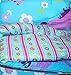 Girls Turquoise Blue & Pink Pony Horse Comforter Set W/Sheets (Bed in a Bag) (Twin Size)