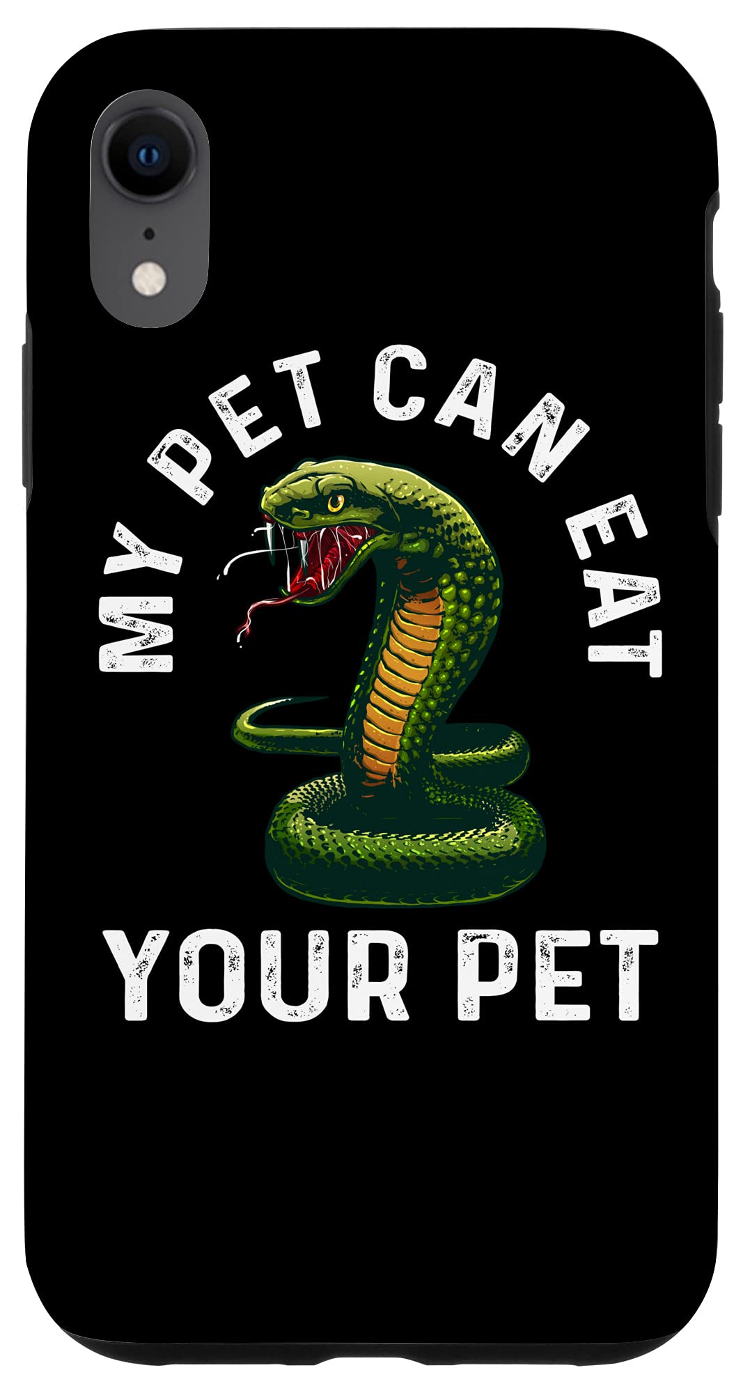 iPhone XR Funny Snake Reptile Lover Men Women Boys Girls Cobra Python Case