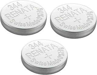 Renata Single Watch Battery Swiss Made Renata 344 or SR1136SW 1.55V (3 Batteries, 344 or SR 1136 SW)