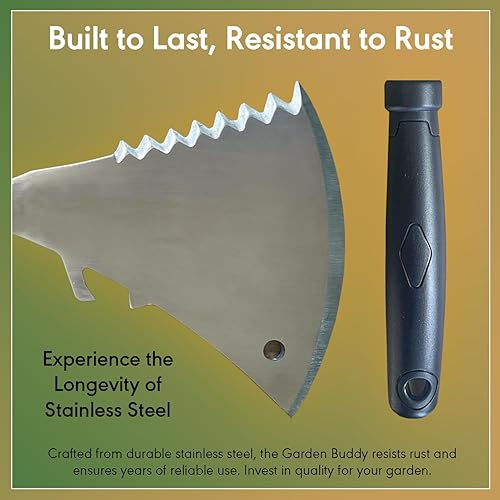 Miniatura 3 de Herramienta de jardín - Herramienta de patio - Cuidado del césped - Diseño único - Multifuncional - Herramienta de jardín manual - Cortar, labrar,