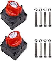 Vista 1 de 2 interruptores de desconexión de batería, aislador de energía de batería de 12 V-48 V, interruptor de corte de encendido/apagado, maestro