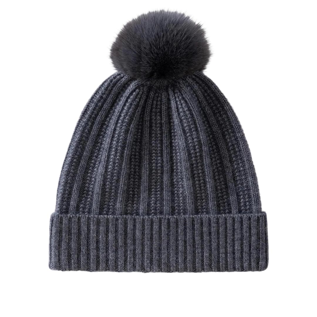 Czapka z dzianiny Czapki dziane klasyczne, Czapka beanie unisex z mieszanki wełny, wielokolorowa(Dark Gray9)