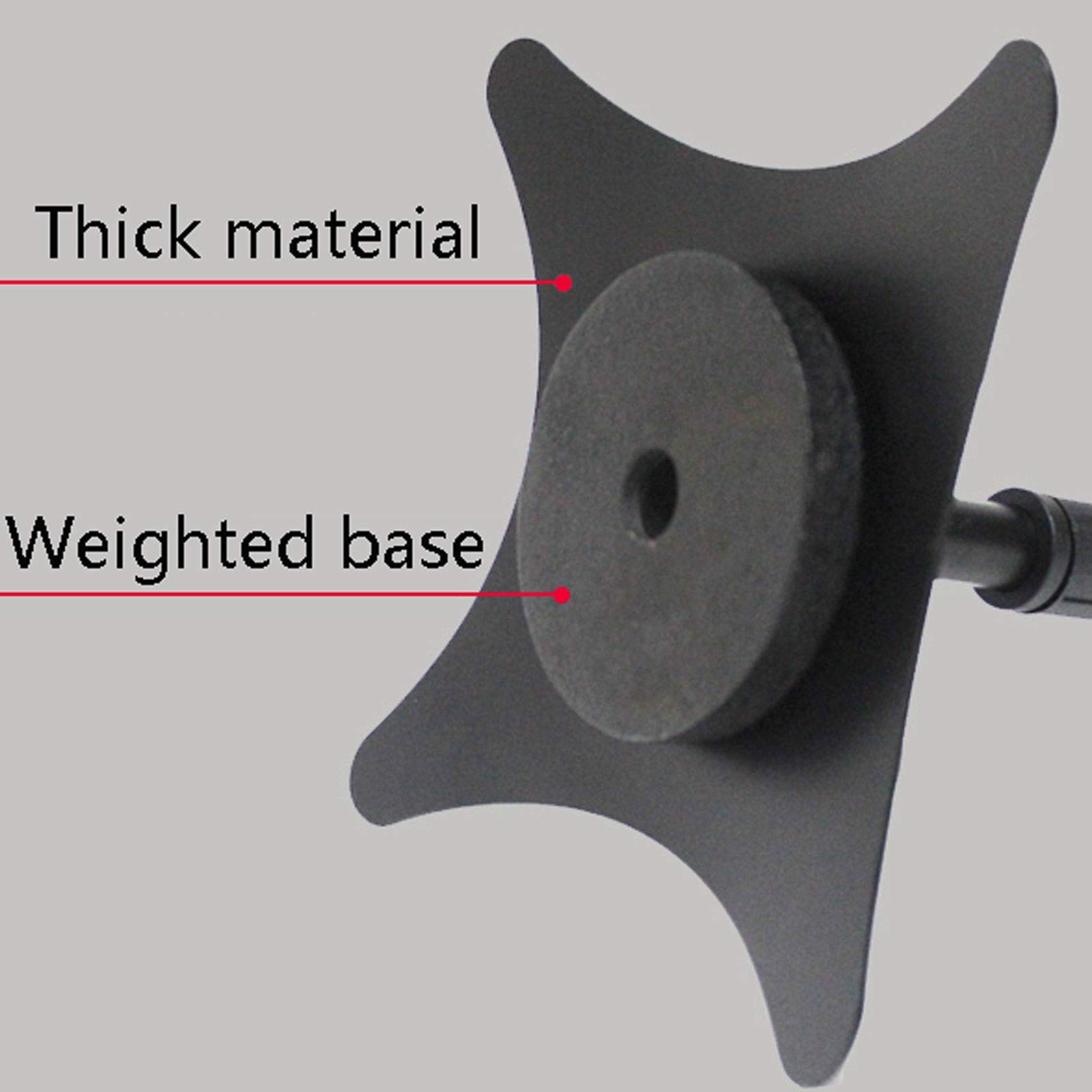 Atriles para proyectores Mini soporte para proyectores domésticos con cabezas giratorias de 360 ​​grados para proyectores Cámaras, montaje con balón metálico para cámara, negro Soportes para proyector