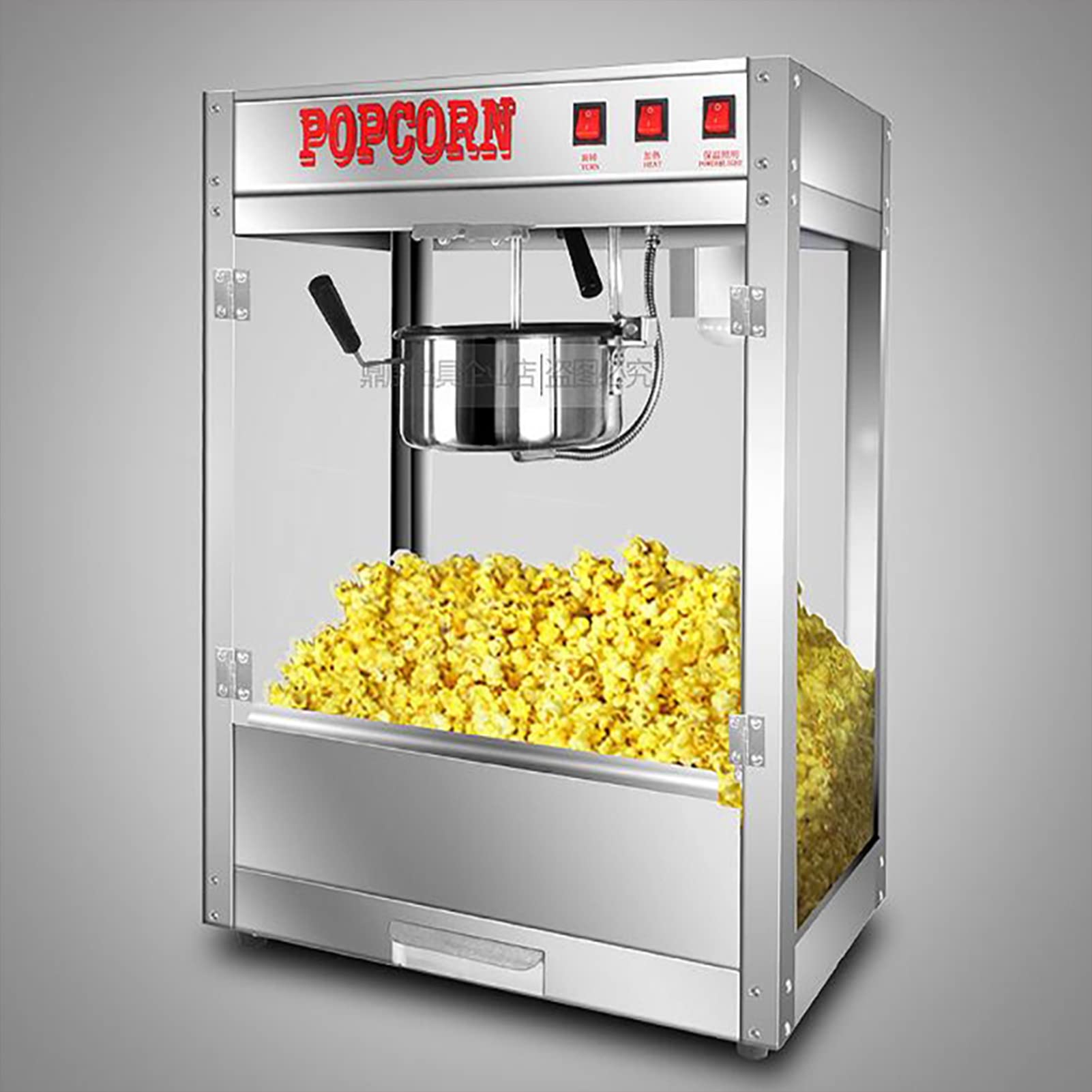 Máquina de Palomitas de maíz, Fabricante de Palomitas de maíz Retro, máquina de Palomitas de maíz de Aire Caliente, máquina de Palomitas de maíz Comercial de Aire Caliente de 1300