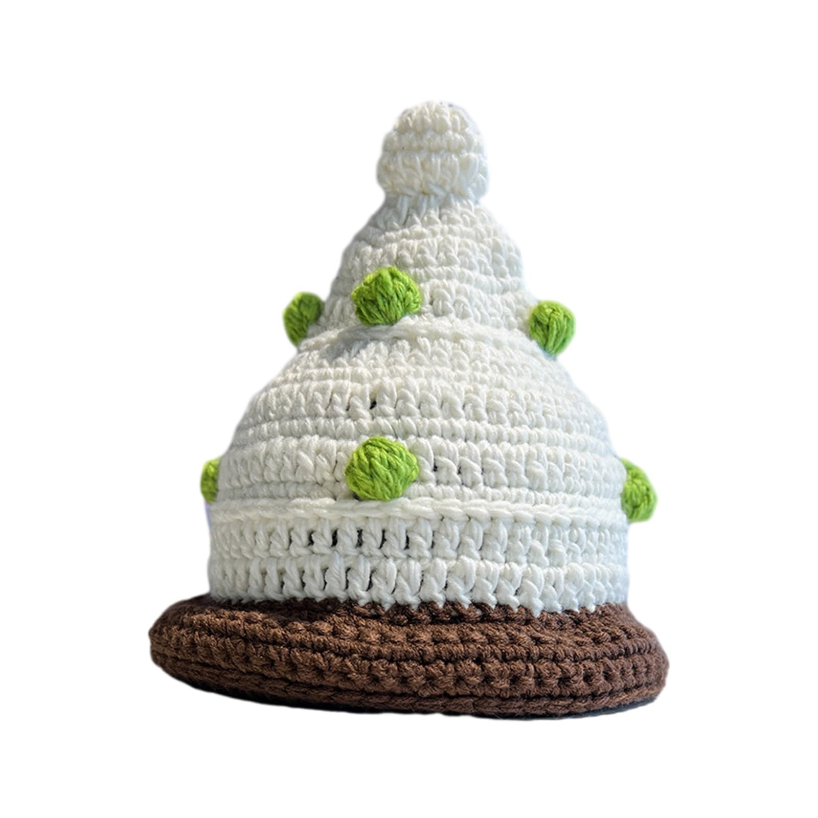 Buxuaaaa Gothic Wool Acrylic Knitted Hat with Pom Women Winter Warm Beanies Girls Casual Skullies Outdoor Knitted Hats for Women